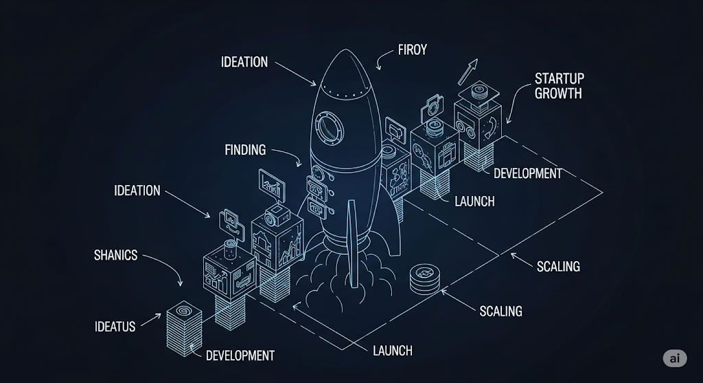 Startup Growth Diagram